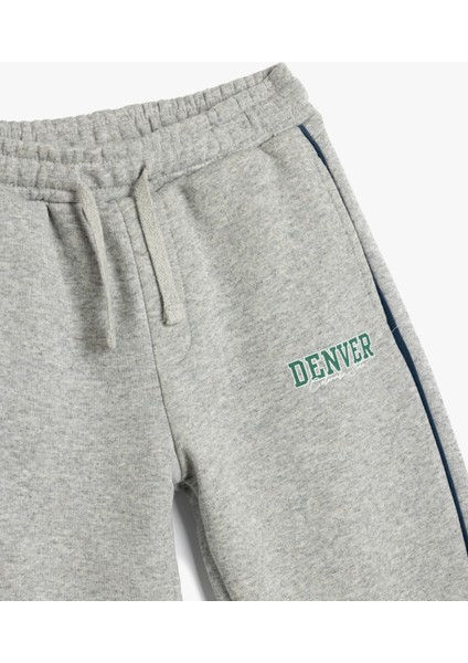 Eşofman Altı Baskı Detaylı Beli Bağlamalı Rahat Kesim modelleri