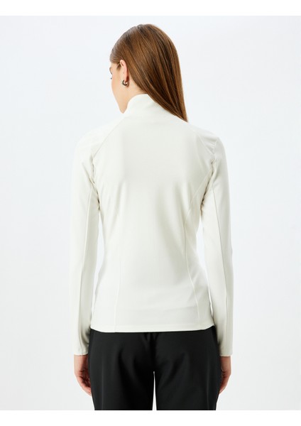 Cepli Slim Fit Dik Yaka Fermuarlı Polar Sweatshirt fırsatları