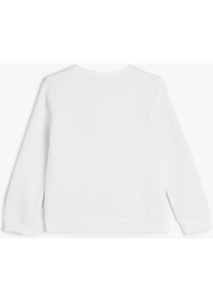 Atatürk Baskılı Tişört Pullu Payetli Bisiklet Yaka Uzun Kollu fiyatları