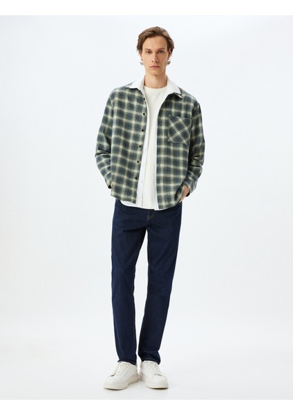 Uzun Kollu Cepli Pamuk Karışımlı Oduncu Gömleği fiyatları