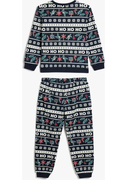 Yılbaşı Baskılı Pijama Takımı Pamuklu fiyatları