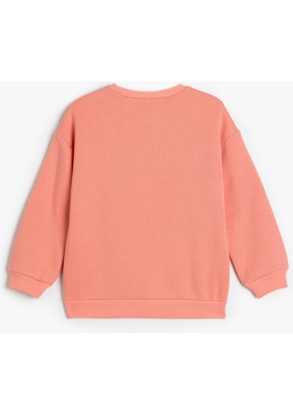 Sweatshirt Unicorn Baskılı Uzun Kollu Bisiklet Yaka fiyatları