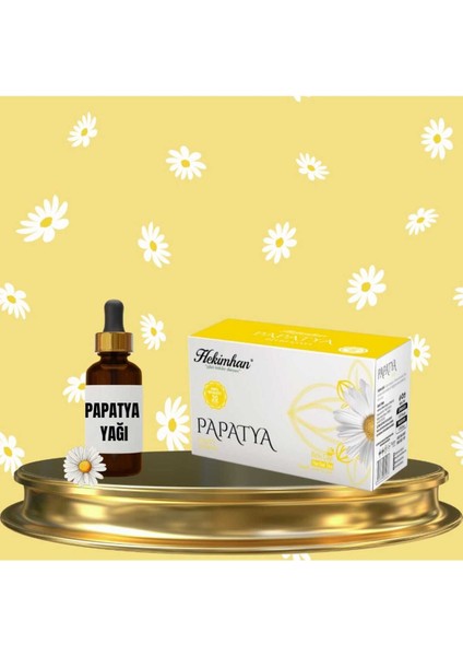 Papatya Çayı 20'li ve Papatya Yağı 20ML ( Gaz Sorunları Için )