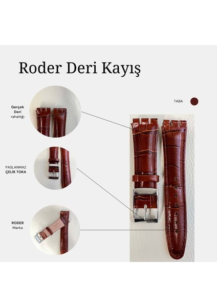 Swatch Deri Kayış - MB - 19MM