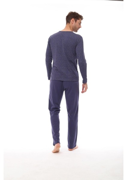 1523 Erkek Uzun Kollu Pijama Takım