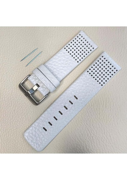R4127 Roder Deri Kayış - Wht - 24MM