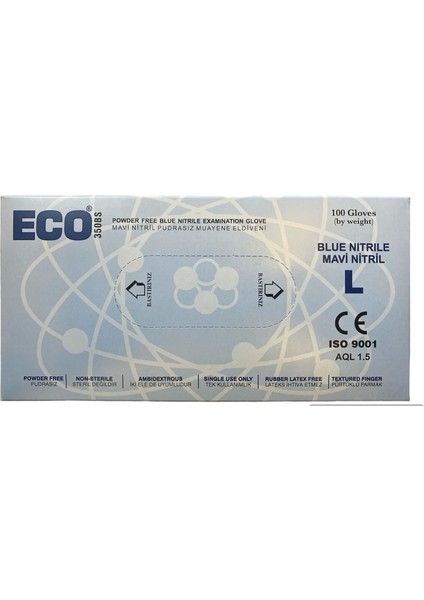 Mavi Nitril Pudrasız Çok Amaçlı Mavi 1 Koli (20 Paket 20 Paket X100 Adet ) modelleri