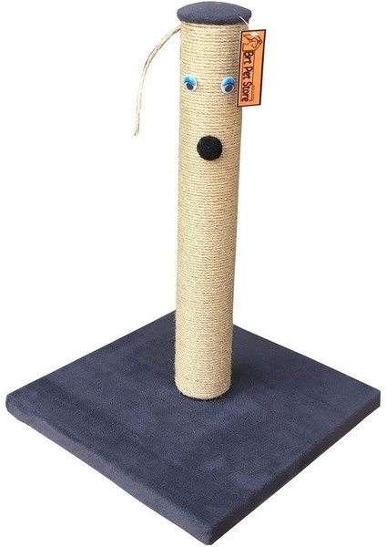 Gri Kedi Tırmalama Tahtası, 42 cm, dayanıklı ve şık tasarım