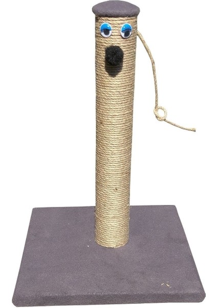 Gri Kedi Tırmalama Tahtası, 42 cm, dayanıklı ve şık tasarım