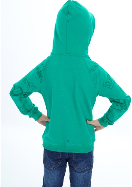 Erkek Çocuk Nakışlı Sweatshirt