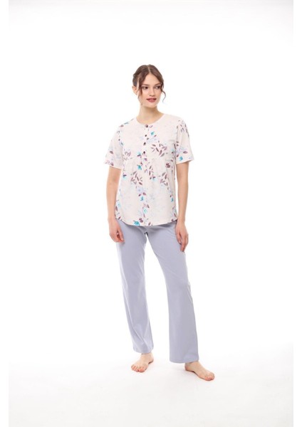 1450 Kadın Kısa Kollu Pijama Takım
