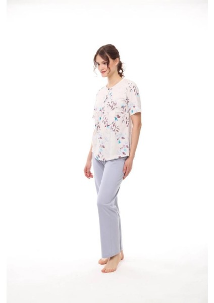 1450 Kadın Kısa Kollu Pijama Takım