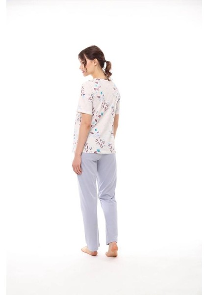 1450 Kadın Kısa Kollu Pijama Takım