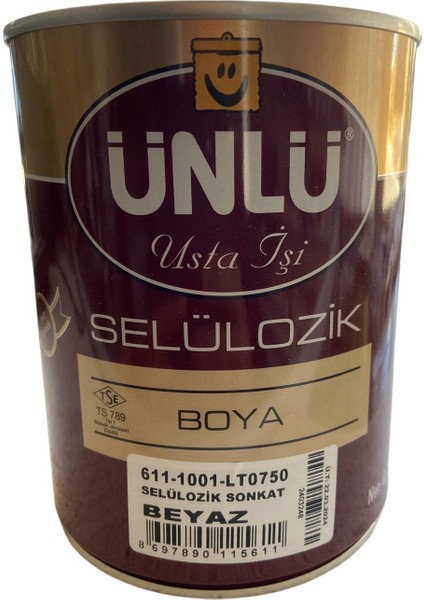 Selülozik Boya Beyaz Sonkat 0,750 Lt