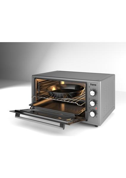45-710-ML Gri Mini Fırın (0+7) - Gizli Rezistans fiyatları