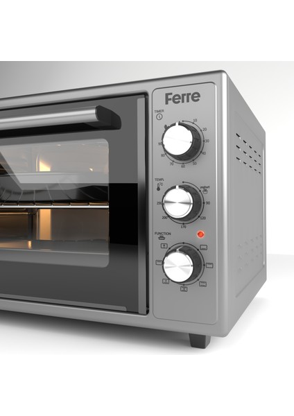 45-710-ML Gri Mini Fırın (0+7) - Gizli Rezistans indirimleri