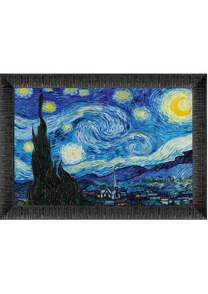 Yıldızlı Gece 1000 Parça Çerçeveli Puzzle