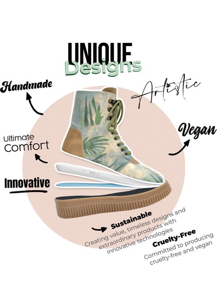 Kadın Vegan Deri Turkuaz Uzun Bot - Hey Dude Tasarım indirimleri