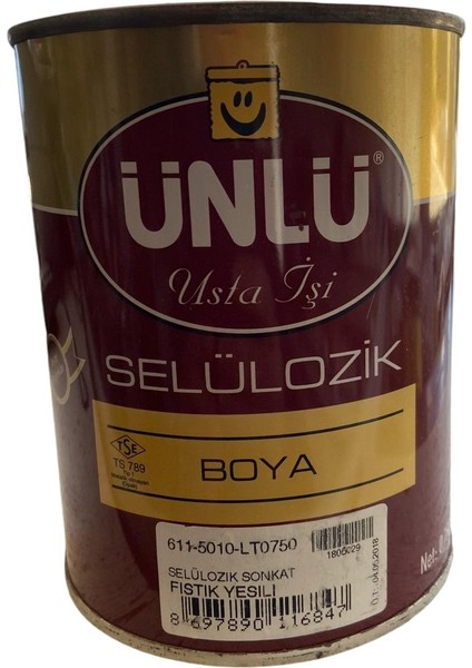 Selülozik Boya Fıstık Yeşili Sonkat 0,750 Lt