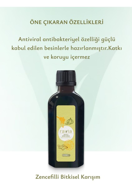 Zencefilli Bitkisel Karışım 150 ml