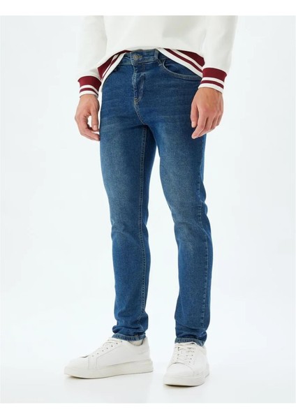 5WAM40076ID 741 Koyu Indıgo Erkek Pantolon modelleri