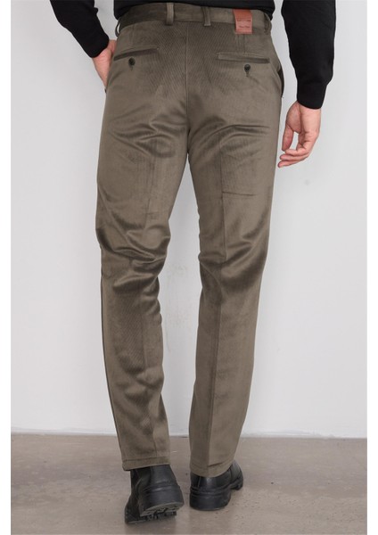 C.k 9247 Mentality Erkek Kadife Yan Cep Pantolon Haki No:7 fırsatları
