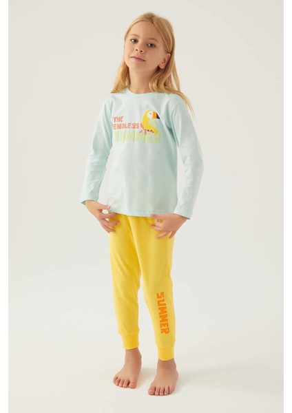 3401 Garson Endless Kız Çocuk Pijama Takımı