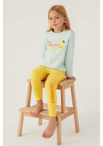3401 Garson Endless Kız Çocuk Pijama Takımı