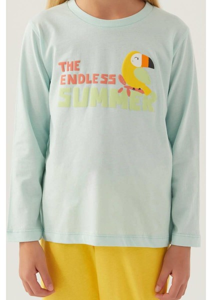 3401 Garson Endless Kız Çocuk Pijama Takımı
