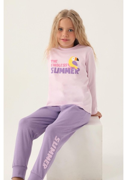 3401 Garson Endless Kız Çocuk Pijama Takımı
