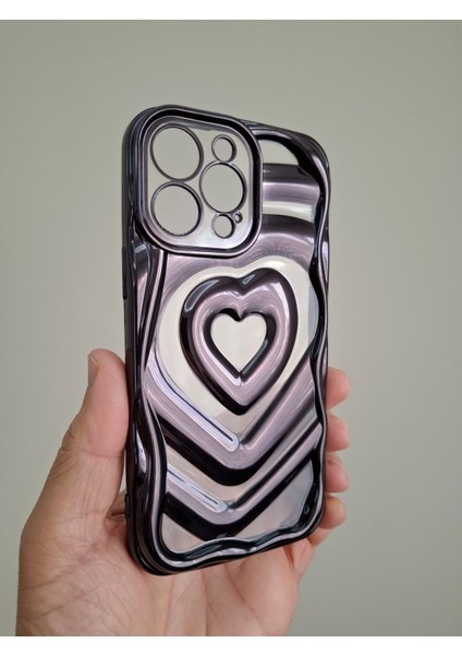 iPhone 14 Pro Max Kalpli 3D Metalik Görünümlü Kamera Korumalı Lüks Kılıf modelleri