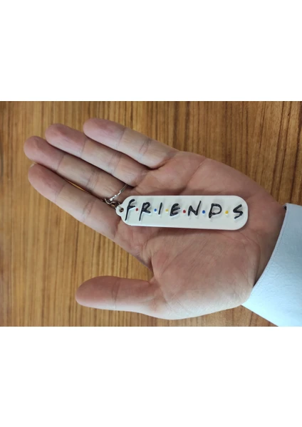 Minyatür Bahçem Friends Dizisi Logo Anahtarlık