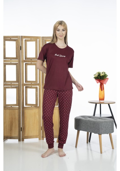 24136 Kadın Kısa Kollu Yazlık Penye Pijama Takımı modelleri