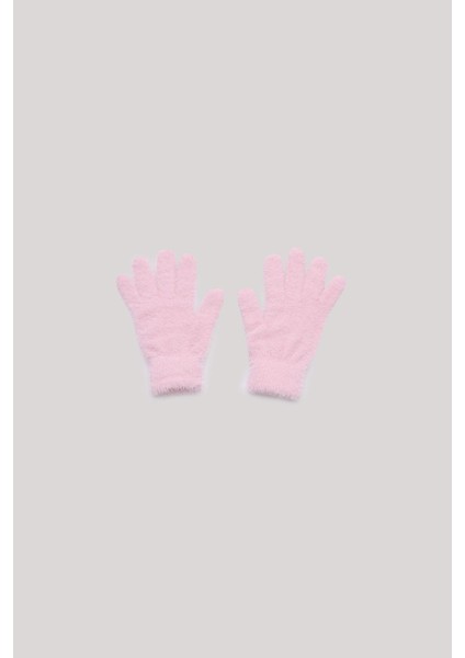 Bg Store Kız Çocuk Pembe Eldiven