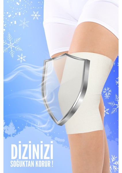 Sıcak Tutan Yün Dizlik Bandaj, Diz Agrısı, Kışlık Dizlik, Kompres, Romatızma, Termal (2 Adet) fiyatları
