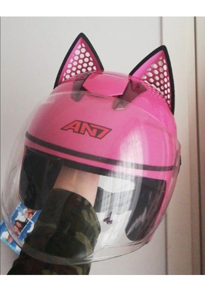 Kedi Kulağı Kask Aksesuarı Kask Aparatı Mor