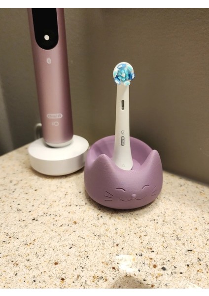 Oral B Diş Fırçası Tutacağı Sevimli Kedi