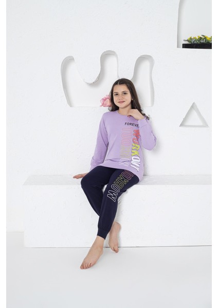 24472 Kız Çocuk Uzun Kollu Pijama Takımı