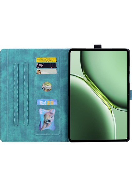 Oneplus Pad / Pad Pro 12.1 Için Kedi Deri Kılıf (Yurt Dışından)