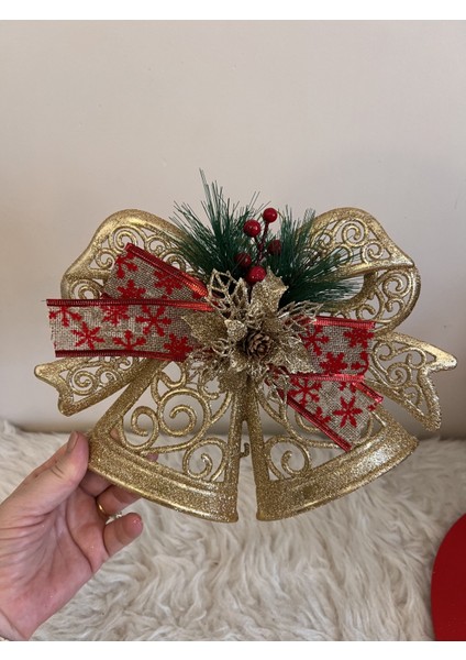 Gold Kapı Süs Yılbaşı Fiyonkaltınnoel