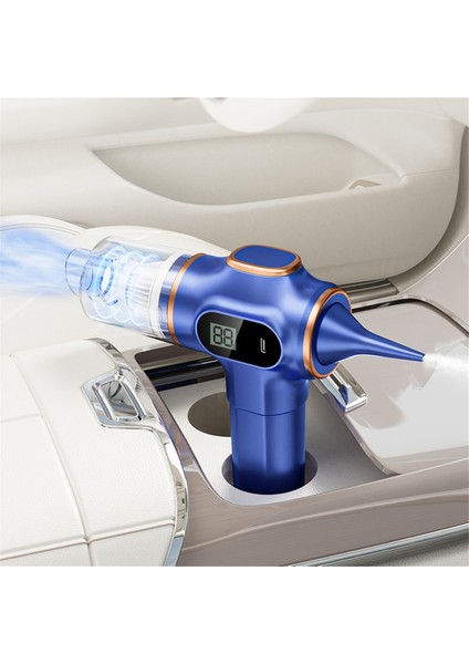 Kablosuz Araba Elektrikli Süpürge Taşınabilir Robotlu Süpürge El Araba Ev Temizlik Cihazı Siyah A (Yurt Dışından) modelleri