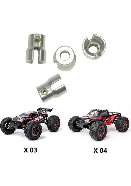 Adet Metal Aks Tahrik Fincan Xlf X03 X04 X-03 X-04 1/10 Rc Araba Fırçasız Canavar Kamyon Yedek Parçaları Aksesuarları (Yurt Dışından) fırsatları