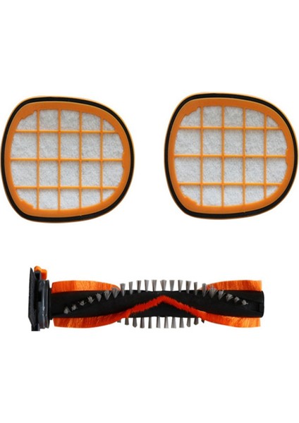 3 Adet Rulo Fırça Hepa Filtre FC6822 FC6823 FC6827 FC6908 FC6906 FC6904 Elektrikli Süpürge Yedek Parçaları (Yurt Dışından)