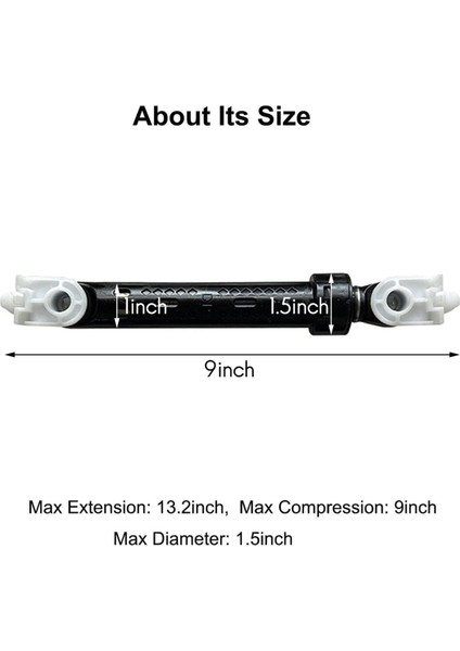 4 Adet Yıkayıcı Amortisörler Için Yedek 8182703 AP3868181 1173231 8181646, PS989596 (Yurt Dışından) fiyatları