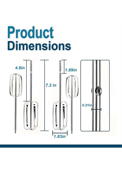 4'lü El Mikseri Çırpıcı Paketi, El Mikseri Için 62692 62695V 64699 62682RZ, El Mikseri Bıçak Aparatı (Yurt Dışından) fiyatları