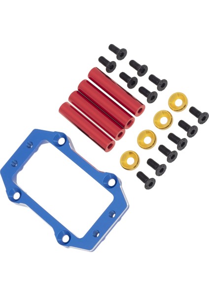 Arrma 1/8 Kraton Outcast Senton Talion Typhon 6s Blx Rc Araba Yükseltme Parçaları Için Metal Direksiyon Servo Dağı, Mavi (Yurt Dışından) modelleri