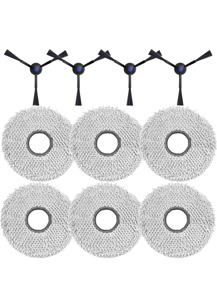 Mendil Yan Fırça Aksesuarları Ecovacs Deebot T30 Pro OMNI/T30 Omni Robotlu Süpürge Yedek Parça (Yurt Dışından)