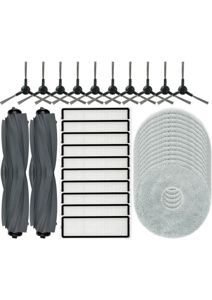 Dreame L10S Pro Gen2 Yedek Ana Yan Fırça Hepa Filtre Paspas Pedleri Yedek Parça Aksesuarları (Yurt Dışından)