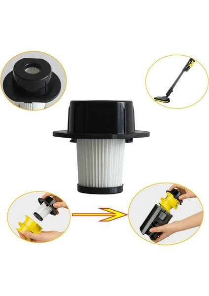 VC4I Elektrikli Süpürgenin Değiştirilmesi Için 3 Adet Filtre Eki Fit (Yurt Dışından)