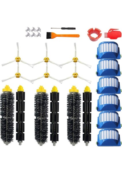 600 Serisi Yedek Parça KITI:675 690 670 671 680 650 630 Yan Fırça, Rulo Fırça, Filtre (Yurt Dışından)